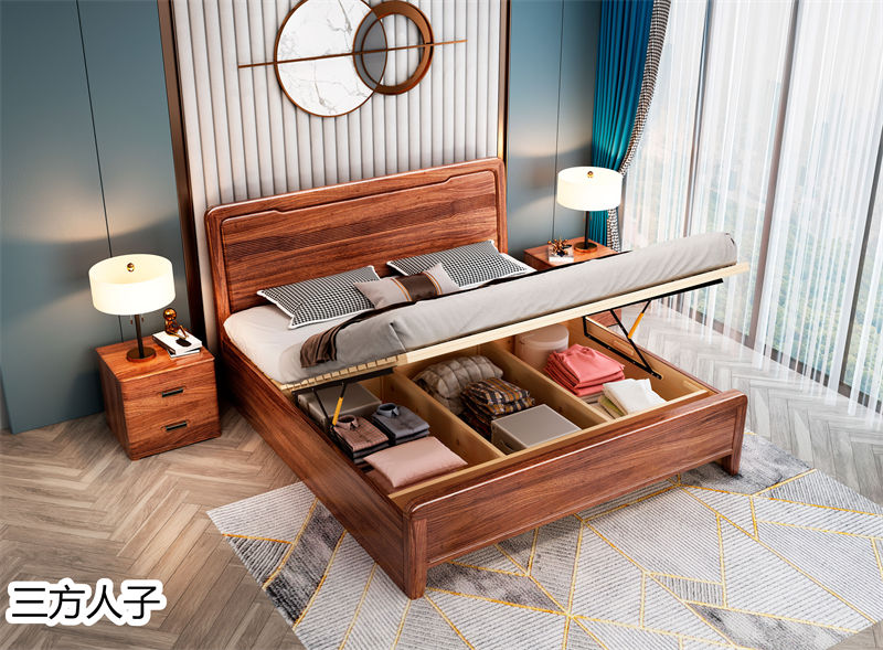 三方人子現代極簡風格烏金木家具36