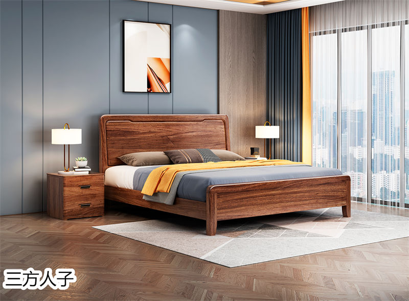 三方人子現代極簡風格烏金木家具37