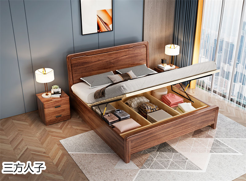 三方人子現代極簡風格烏金木家具38