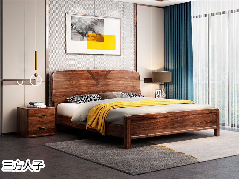 三方人子現代極簡風格烏金木家具41