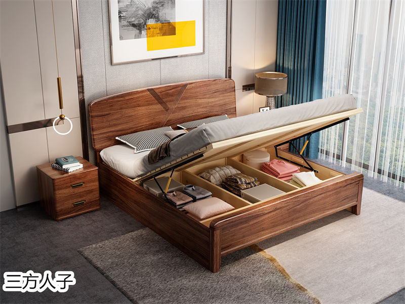 三方人子現代極簡風格烏金木家具42