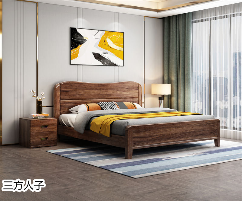 三方人子現代極簡風格烏金木家具45