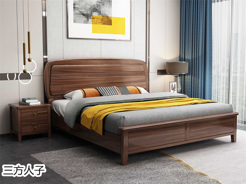 三方人子現代極簡風格烏金木家具68
