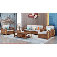 康優(yōu)寶輕奢新中式胡桃木家具：K6H170沙發(fā) 轉(zhuǎn)角+單位（B靠背儲(chǔ)物箱體薄墊）