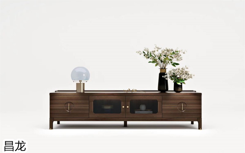 昌龍新中式烏金木家具15