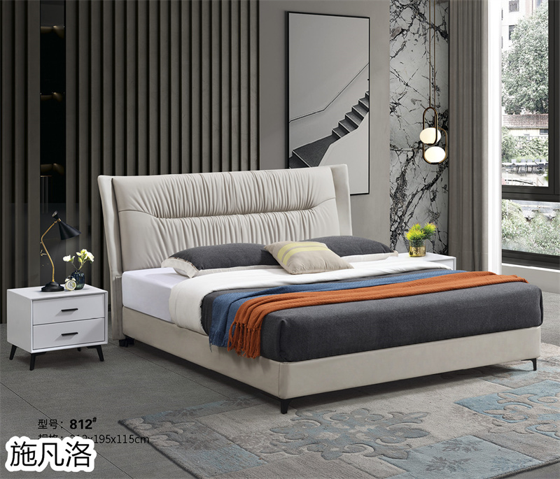 施凡洛輕奢極簡風格軟體床8