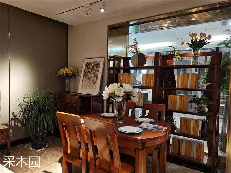 采木園&middot;誰最美 新德式金絲檀木家具展廳實拍8