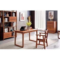 安德穩南美胡桃木木蠟油原木家具：書桌806#