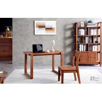 安德穩南美胡桃木木蠟油原木家具：書桌805#