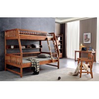 安德穩南美胡桃木木蠟油原木家具：兒童床801#