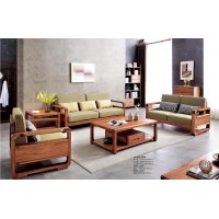 安德穩(wěn)南美胡桃木木蠟油原木家具：123沙發(fā)666#