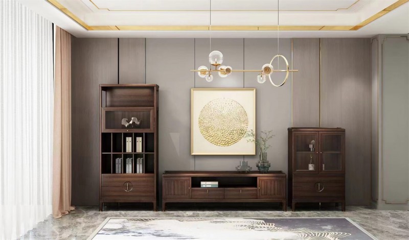 新中式風格烏金木家具 (13)