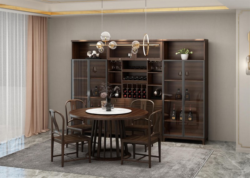 新中式風格烏金木家具 (17)