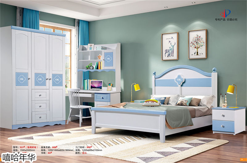 嘻哈年華青少年兒童實木套房家具7