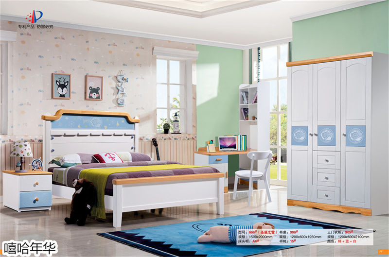 嘻哈年華青少年兒童實木套房家具8