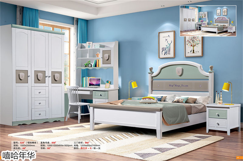 嘻哈年華青少年兒童實木套房家具12