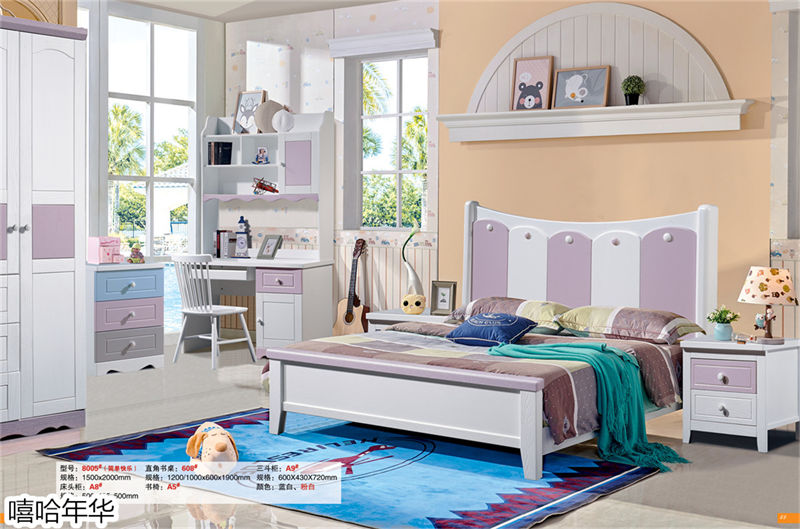 嘻哈年華青少年兒童實木套房家具33