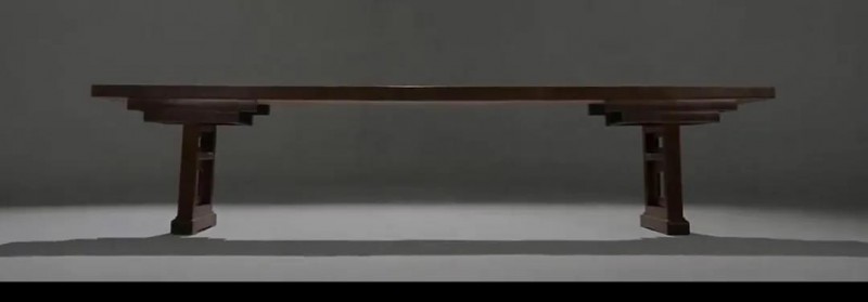 明末清初 黃花梨獨板架幾式巨型供案