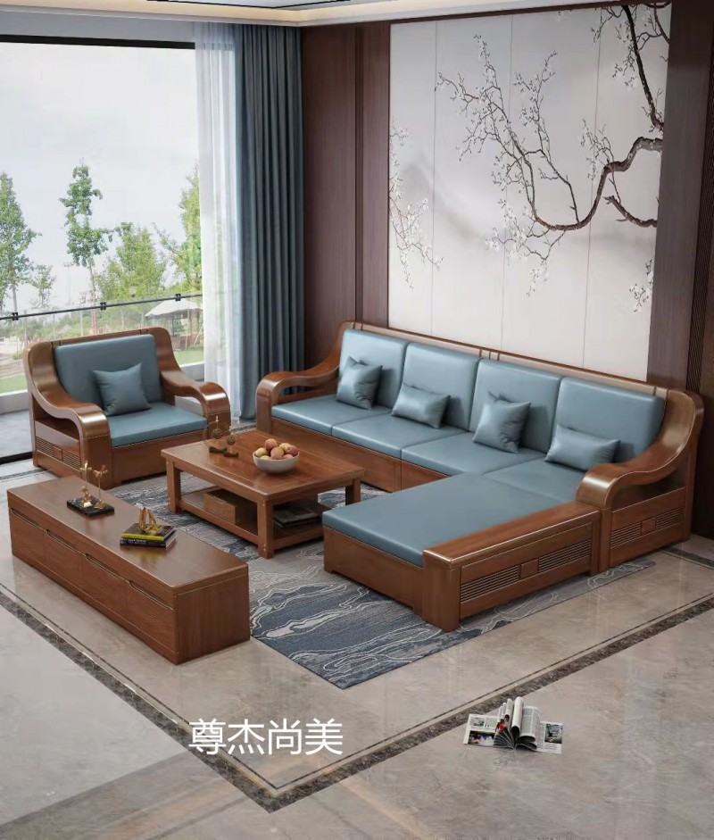 尊杰尚美現代中式沙發