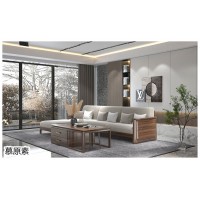 慕原素現代極簡輕奢風格烏金木家具,江西南康現代極簡烏金木套房家就廠家,帝雍居家具