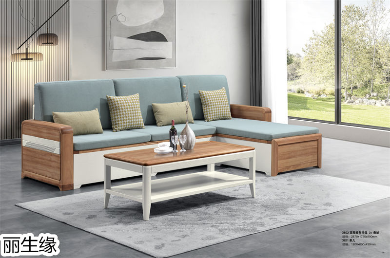 麗生緣&middot;現(xiàn)代簡約紅胡桃木蠟油家具3