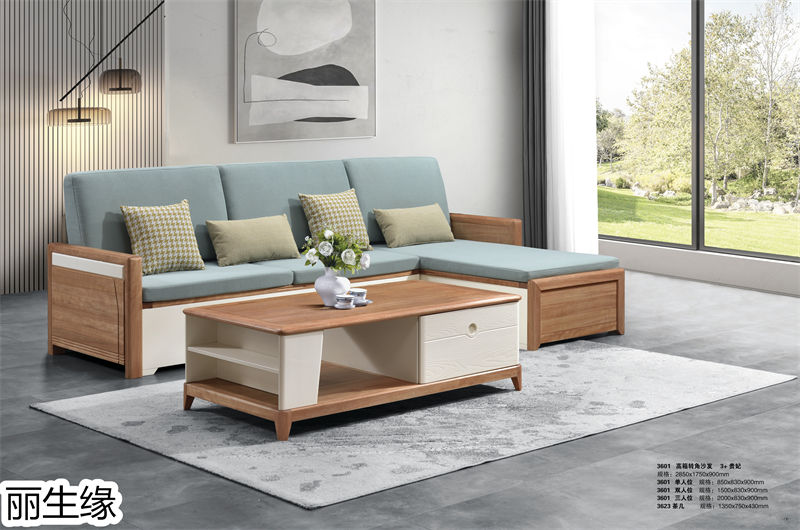 麗生緣&middot;現(xiàn)代簡約紅胡桃木蠟油家具4