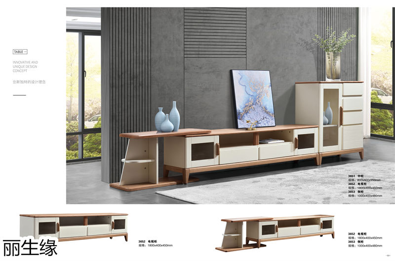 麗生緣&middot;現(xiàn)代簡約紅胡桃木蠟油家具5