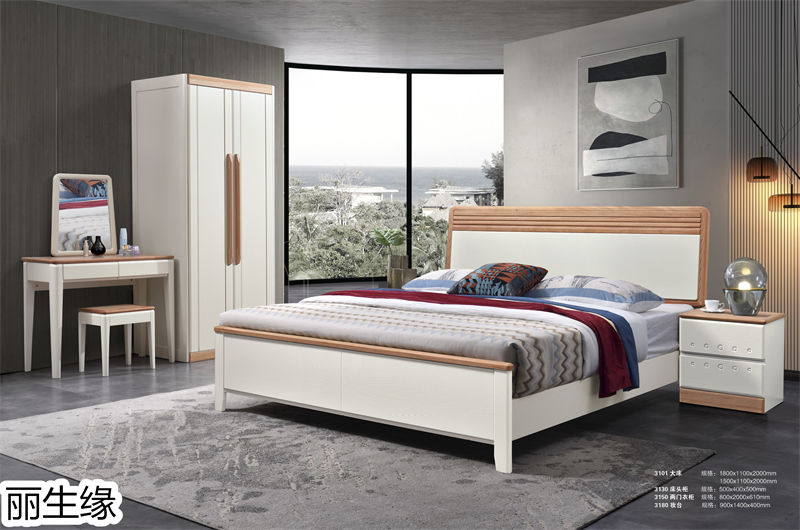 麗生緣&middot;現(xiàn)代簡約紅胡桃木蠟油家具8