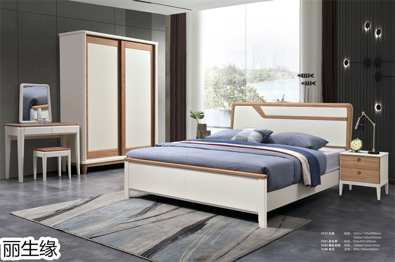 麗生緣&middot;現(xiàn)代簡約紅胡桃木蠟油家具9