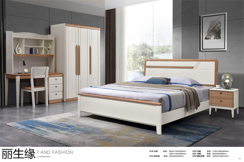 麗生緣&middot;現(xiàn)代簡約紅胡桃木蠟油家具12