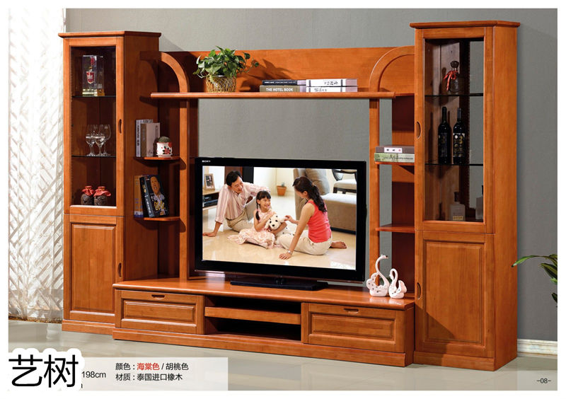 藝樹家具實(shí)木間廳柜、酒柜、鞋柜、電視柜、書柜7