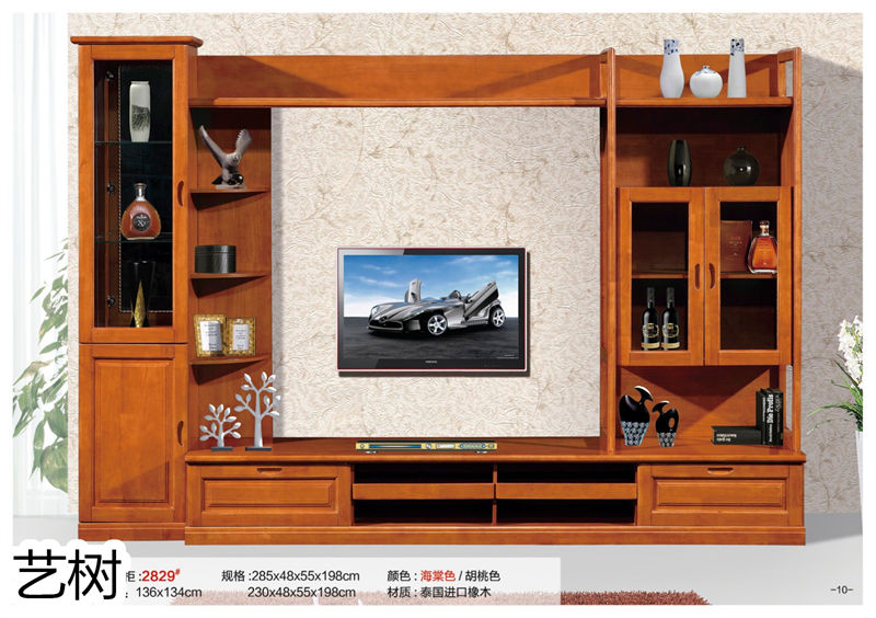 藝樹家具實(shí)木間廳柜、酒柜、鞋柜、電視柜、書柜9