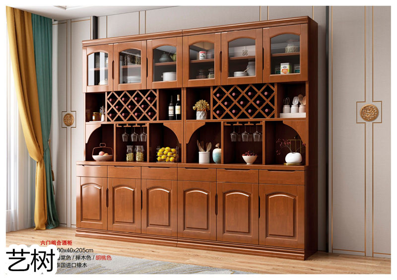 藝樹家具實(shí)木間廳柜、酒柜、鞋柜、電視柜、書柜58