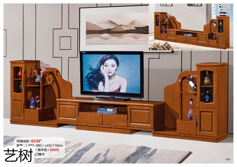 藝樹家具實(shí)木間廳柜、酒柜、鞋柜、電視柜、書柜77