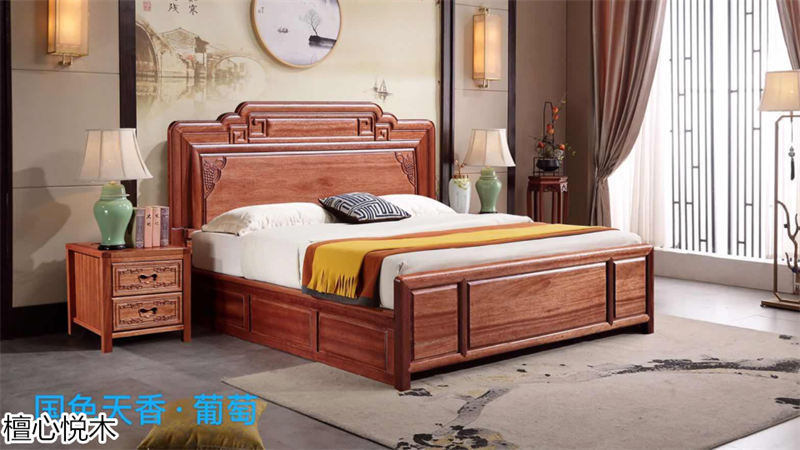 閩億通&middot;檀心悅木 中式古典金絲檀木家具9