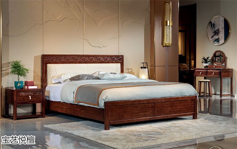 賢寶家具&middot;寶藝悅檀 新中式烏金木套房家具21