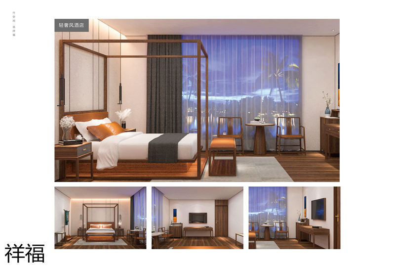 祥福竹家具辦公空間、茶空間、康養民宿、音樂館、大劇院茶藝館，書畫、國學、插花桌椅工程定制廠家