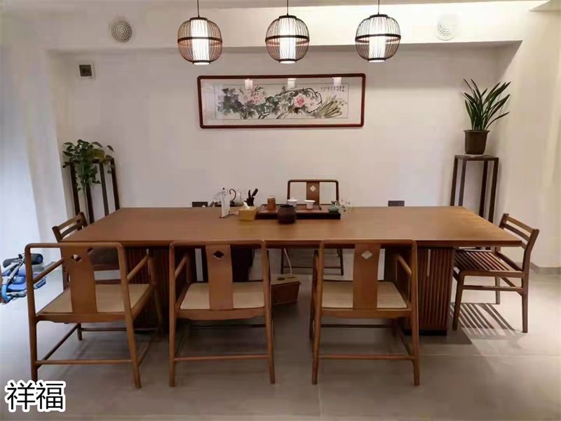 祥福竹家具辦公空間、茶空間、康養民宿、音樂館、大劇院茶藝館，書畫、國學、插花桌椅工程定制廠家