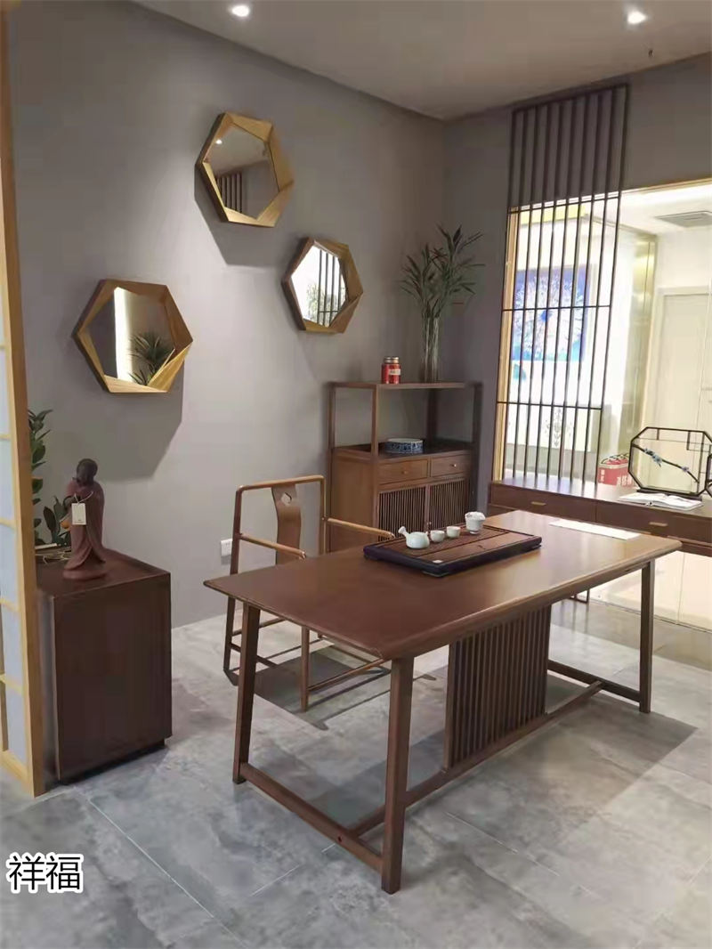 祥福竹家具辦公空間、茶空間、康養民宿、音樂館、大劇院茶藝館，書畫、國學、插花桌椅工程定制廠家