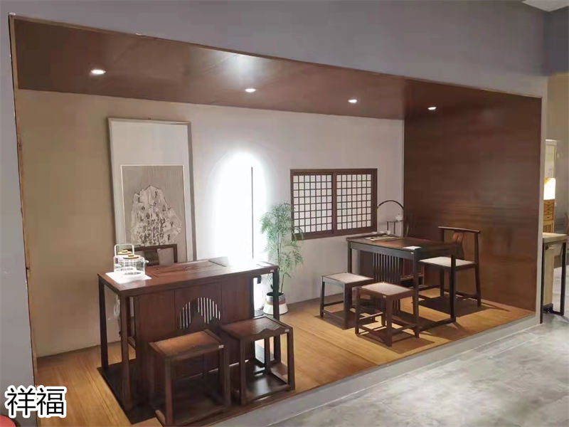 祥福竹家具辦公空間、茶空間、康養民宿、音樂館、大劇院茶藝館，書畫、國學、插花桌椅工程定制廠家