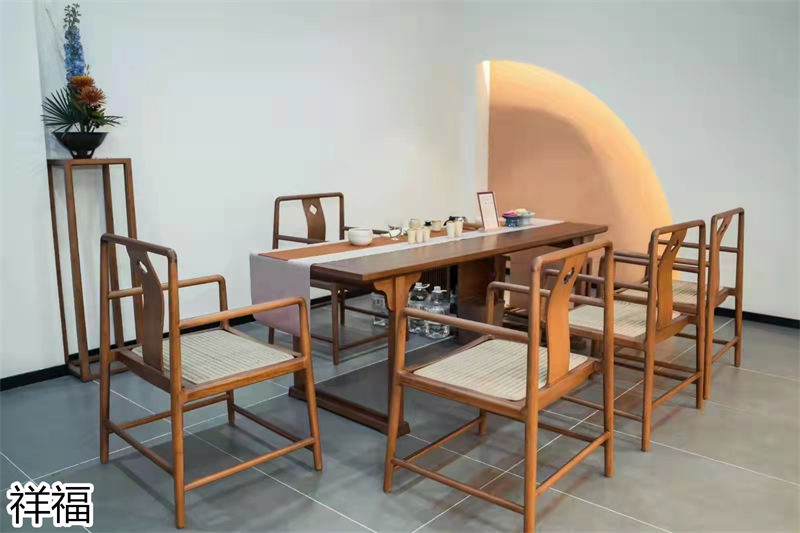 祥福竹家具辦公空間、茶空間、康養民宿、音樂館、大劇院茶藝館，書畫、國學、插花桌椅工程定制廠家