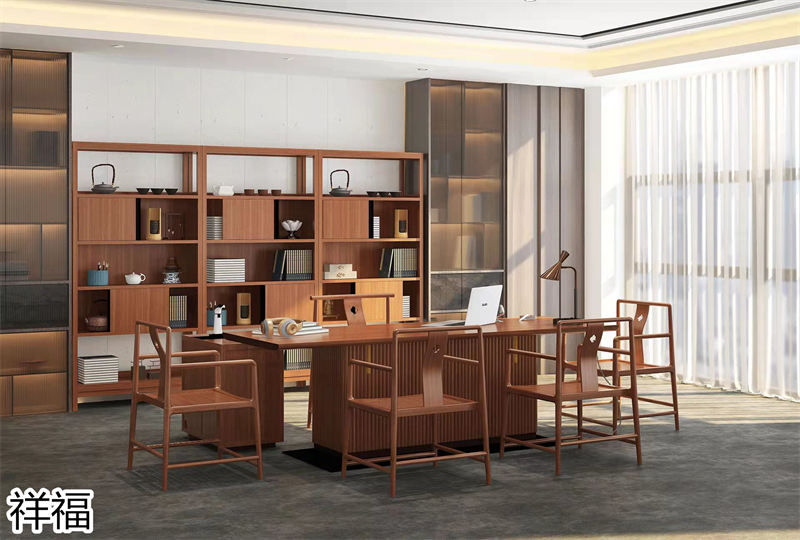 祥福竹家具辦公空間、茶空間、康養民宿、音樂館、大劇院茶藝館，書畫、國學、插花桌椅工程定制廠家