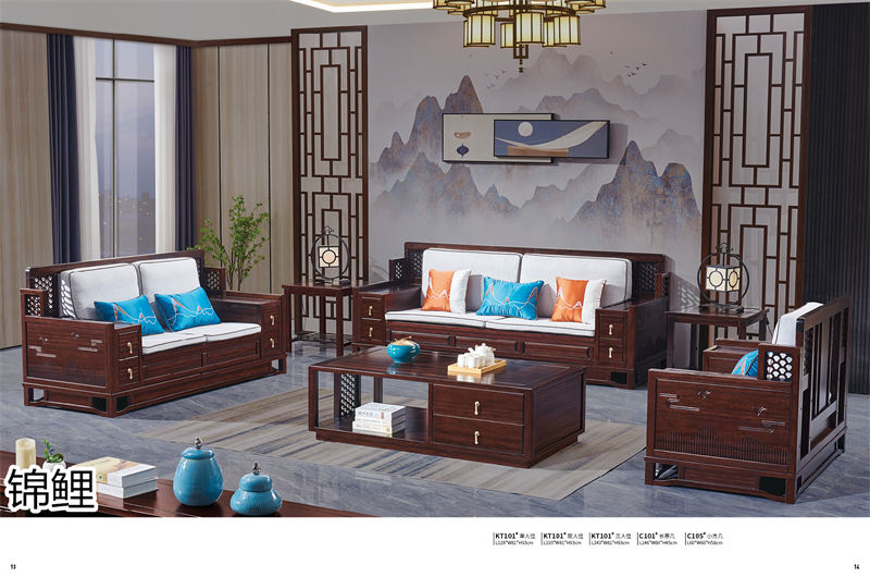 景泰木業(yè)&middot;錦鯉&mdash;&mdash;錦程祥泰現(xiàn)代中式家具