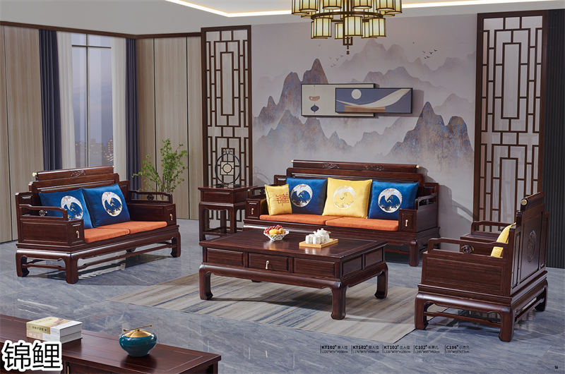 景泰木業(yè)&middot;錦鯉&mdash;&mdash;錦程祥泰現(xiàn)代中式家具