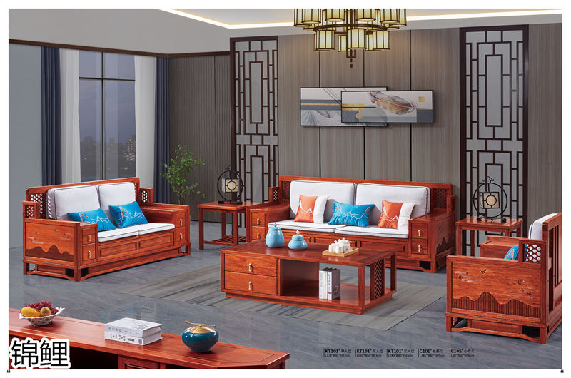 景泰木業(yè)&middot;錦鯉&mdash;&mdash;錦程祥泰現(xiàn)代中式家具