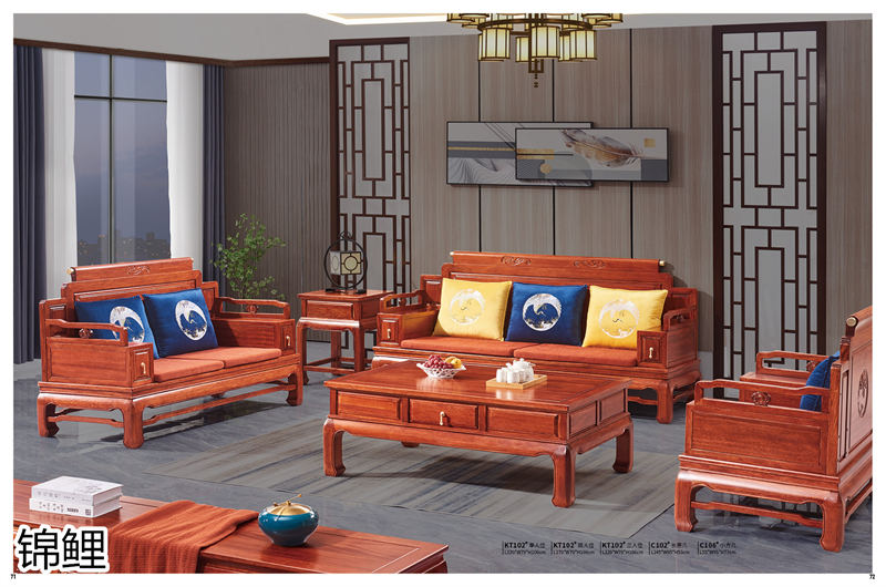 景泰木業(yè)&middot;錦鯉&mdash;&mdash;錦程祥泰現(xiàn)代中式家具