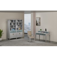 悅美人現代美式家具：書桌書柜