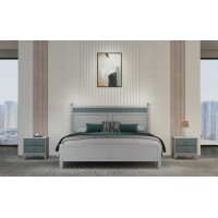 悅美人現代美式家具：床01