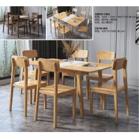 云杉木語現代北歐家具：3301#長餐臺、3311#餐椅