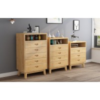 云杉木語云帆北歐系列家具：604#燕尾四斗柜、605#燕尾五斗柜、606#燕尾六斗柜